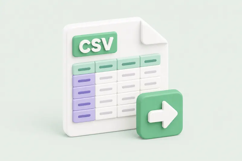 CSV export